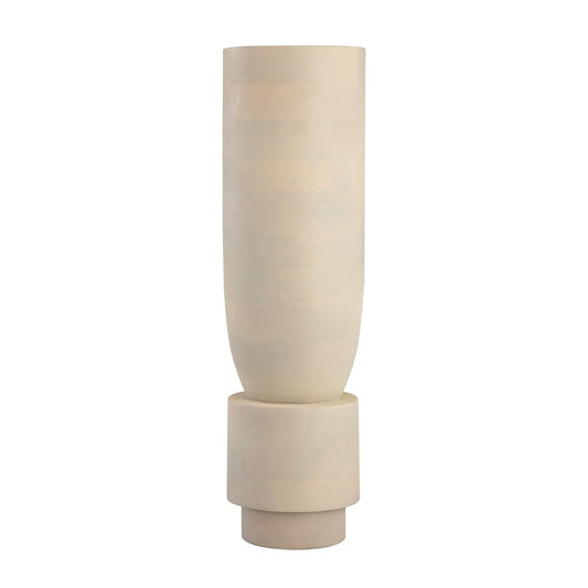 Atlas Lighting Belle Tall Vase | Bleached Mango Wood | Living Room & Entryway Decor | 6.25 x 6.25 x 22 in | Model AC11088-02