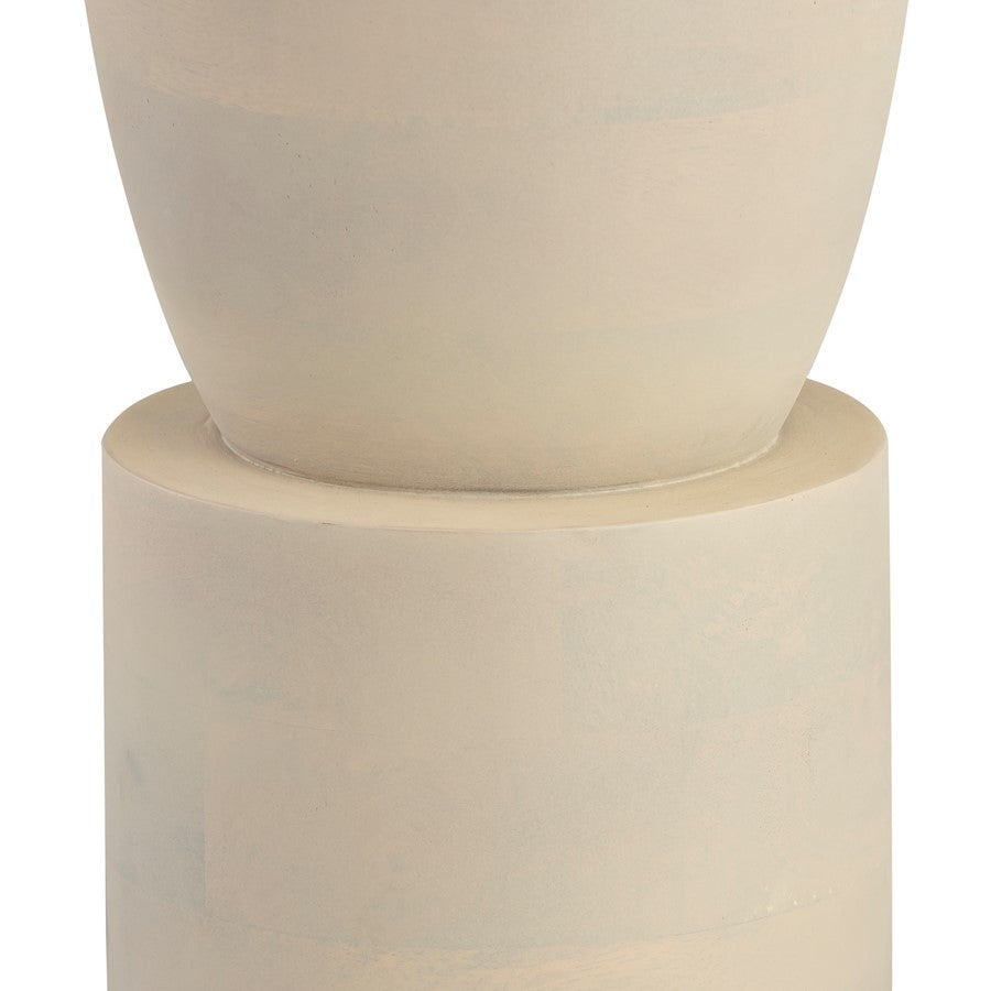 Atlas Lighting Belle Tall Vase | Bleached Mango Wood | Living Room & Entryway Decor | 6.25 x 6.25 x 22 in | Model AC11088-02