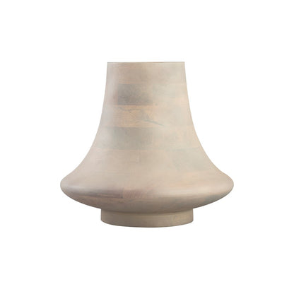 Atlas Lighting Belle Vessel | Bleached Mango Wood | Living Room & Entryway Decor | 13 x 13 x 12 in | Model AC11089-01