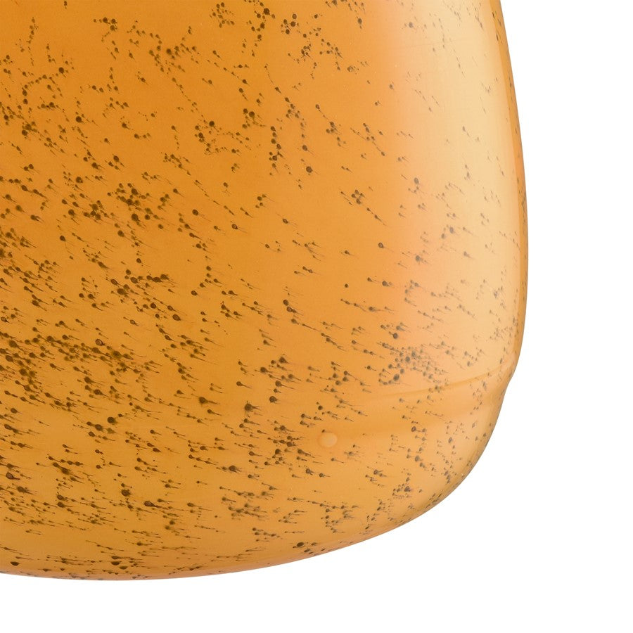 Atlas Lighting Berk Medium Vase | Orange Textured Glass | Modern/Contemporary | 7.5 x 7.5 x 8 in | Model AC11094-02