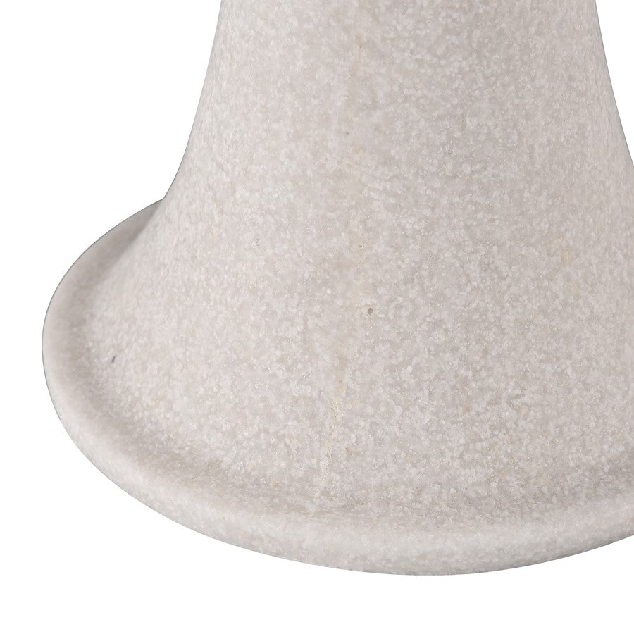 Atlas Lighting Bonnie Candleholder Set of 2 | Alabaster Composite | Dining Room & Mantel Decor | 4.25 x 4.25 x 12.5 in | Model AC11111-01S