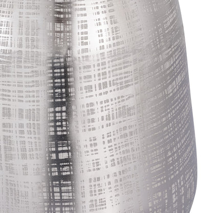 Atlas Lighting Bourne Large Vase | Transitional Polished Silver Metal | Console & Coffee Table Decor | 10 x 10 x 16 in | Model AC11116-02