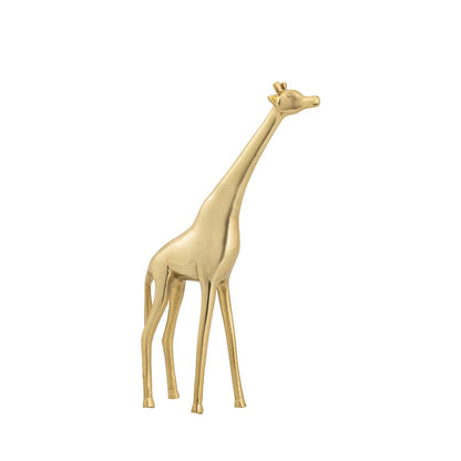 Atlas Lighting Brass Giraffe Sculpture Large | Modern Contemporary Polished Brass Metal | Bookshelf & Tabletop Decor | Model AC11123-01