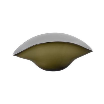 Atlas Lighting Braund Bowl Olive | Transitional Blown Glass with White Interior | Kitchen & Living Room Decor | Model AC11125-01