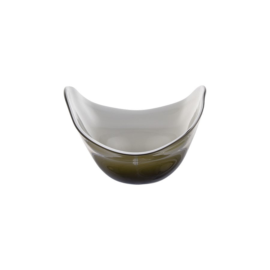 Atlas Lighting Braund Bowl Olive | Transitional Blown Glass with White Interior | Kitchen & Living Room Decor | Model AC11125-01