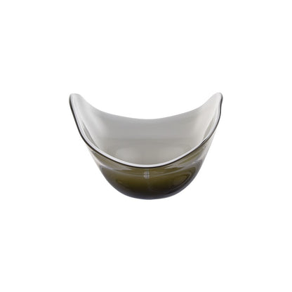 Atlas Lighting Braund Bowl Olive | Transitional Blown Glass with White Interior | Kitchen & Living Room Decor | Model AC11125-01