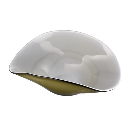 Atlas Lighting Braund Bowl Olive | Transitional Blown Glass with White Interior | Kitchen & Living Room Decor | Model AC11125-01