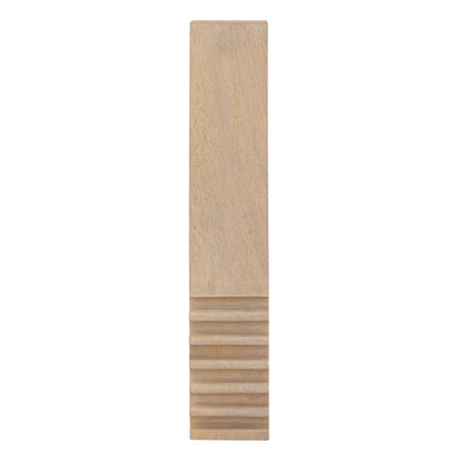 Atlas Lighting Breaker 18in Natural Wood Sculpture | Modern Contemporary Decor | Living Room & Shelf Accent | 3.25 x 3.25 x 18 in | Model AC11127-01