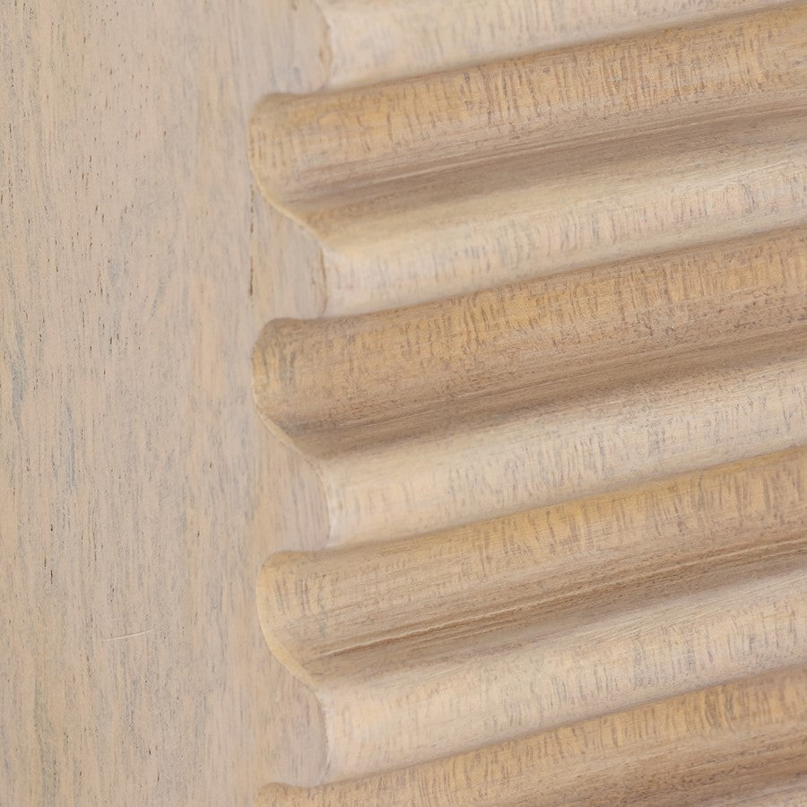 Atlas Lighting Breaker 18in Natural Wood Sculpture | Modern Contemporary Decor | Living Room & Shelf Accent | 3.25 x 3.25 x 18 in | Model AC11127-01