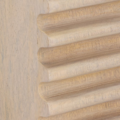 Atlas Lighting Breaker 18in Natural Wood Sculpture | Modern Contemporary Decor | Living Room & Shelf Accent | 3.25 x 3.25 x 18 in | Model AC11127-01