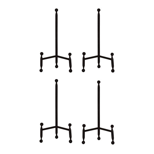 Atlas Lighting Camarena 13in Oil Rubbed Bronze Metal Easel Set of 4 | Transitional Tripod Display | Shelf & Tabletop Decor | Model AC11152-01S