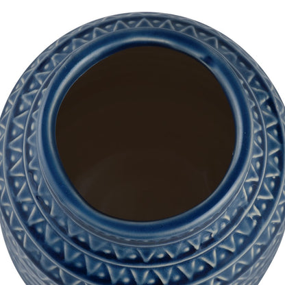 Atlas Lighting Camden Small Vase, Dark Blue