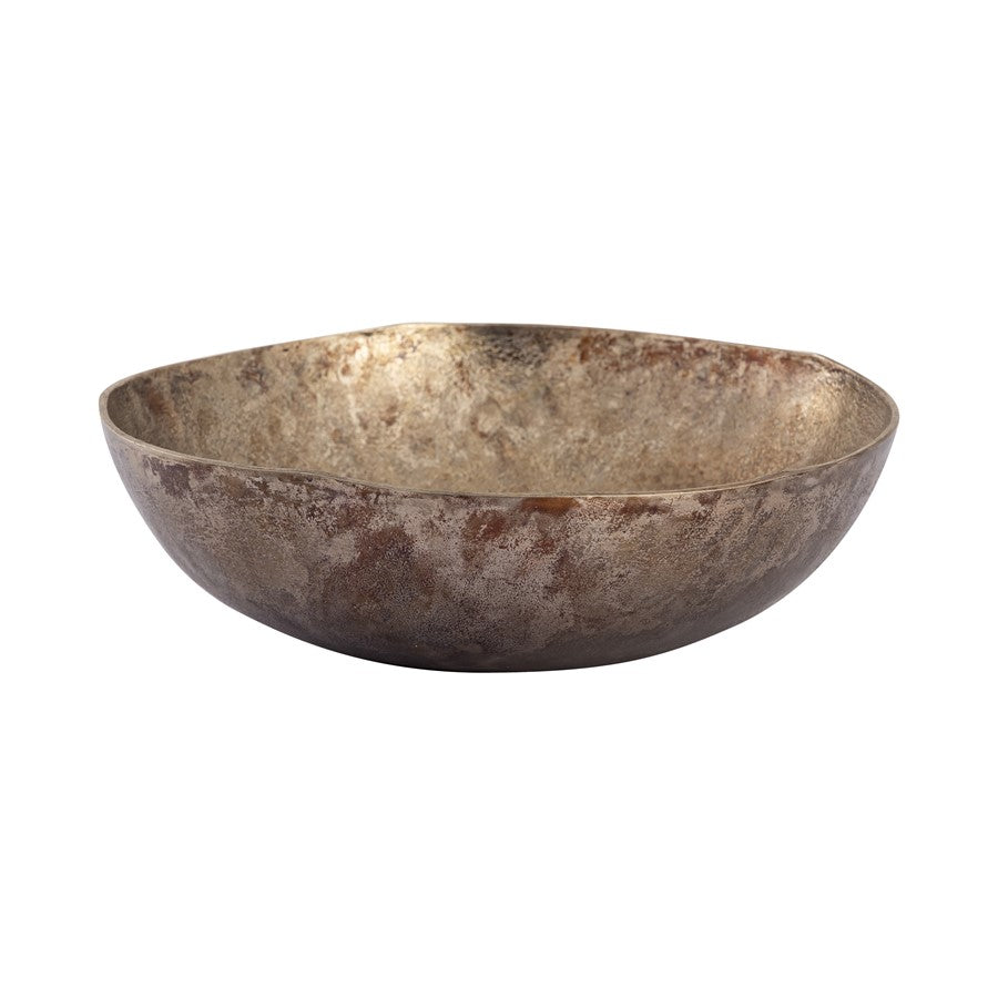 Atlas Lighting Carling Bowl Set of 3 | Oxidized Nickel Cast Aluminum | Wabi Sabi Decorative Bowls for Entryway & Coffee Table | Model AC11156-01S