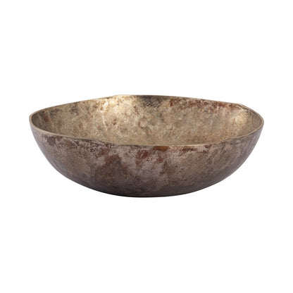 Atlas Lighting Carling Bowl Set of 3 | Oxidized Nickel Cast Aluminum | Wabi Sabi Decorative Bowls for Entryway & Coffee Table | Model AC11156-01S