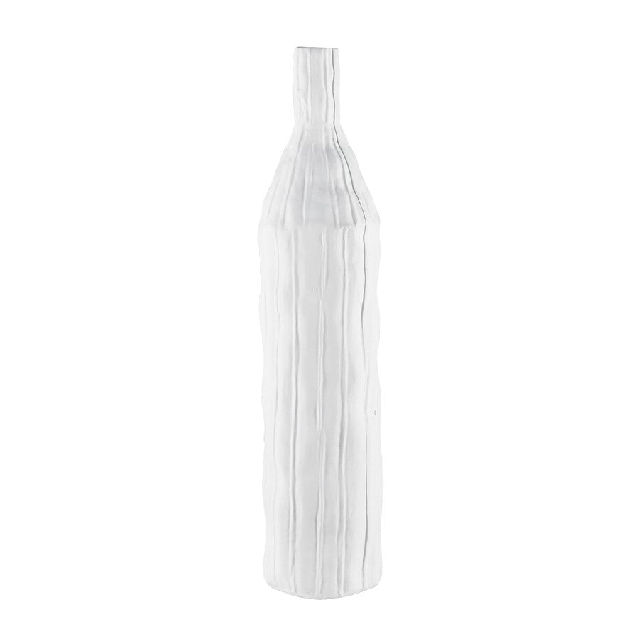 Atlas Lighting Carter Vase Striped Black/White | Earthenware Modern Sculptural Vase | Living Room & Entryway Decor | Model AC11161-01