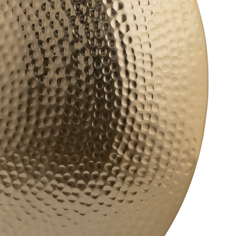 Atlas Lighting Charged Sculpture | Polished Brass Metal on White Marble Plinth | Modern Contemporary Decor | 24 x 7 x 27 in | Model AC11171-01