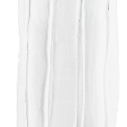 Atlas Lighting Clark Vase | Matte White Earthenware | Living Room & Entryway Decor | 3.25 x 3.25 x 11.75 in | Model AC11182-01