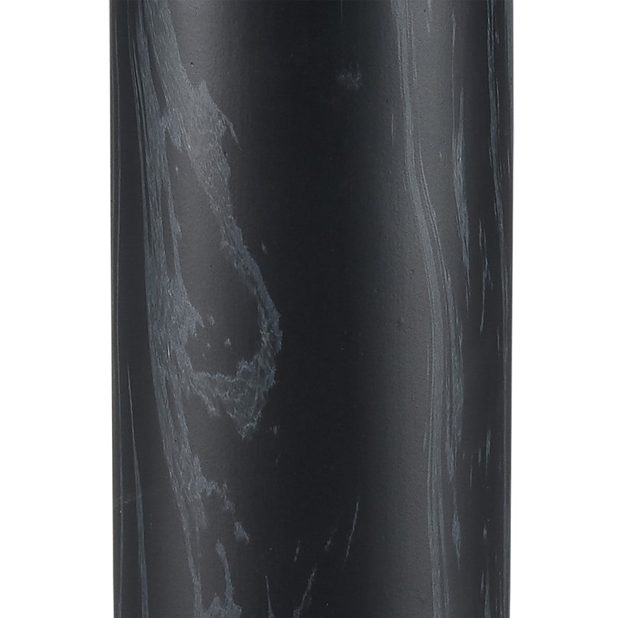 Atlas Lighting Clark 15in Matte Black Earthenware Vase | Modern Contemporary Decor | Living Room & Entryway Display | 3 x 3 x 15 in | Model AC11182-02