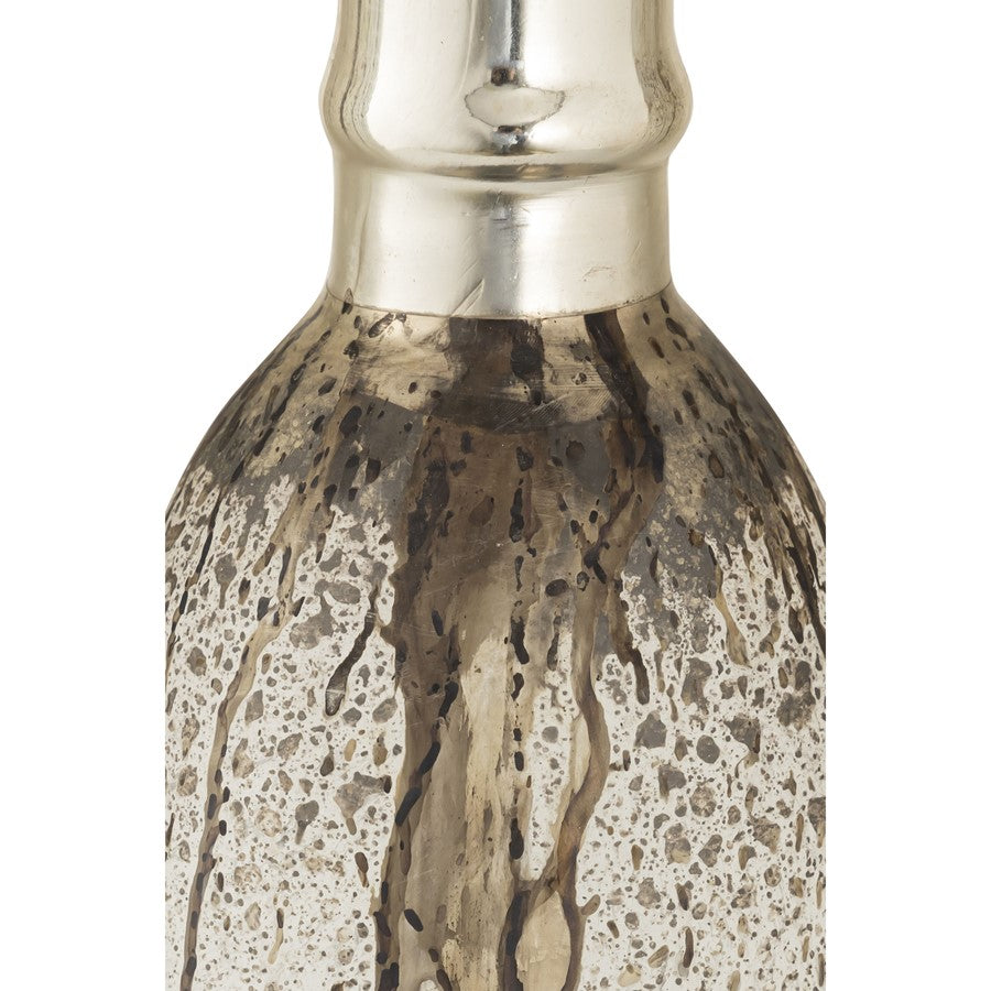 Atlas Lighting Coco Vase Set of 3 | Transitional Cream Glass with Champagne Gold | Floor & Shelf Decor | 7 x 7 x 35 in | Model AC11187-01S