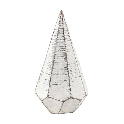 Atlas Lighting Copas Decorative Objects Set of 3 | Modern Whitewash Composite | Shelf & Mantel Decor | 3.75 x 3.75 x 7.5 in | Model AC11201-01S