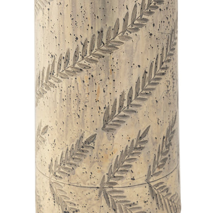 Atlas Lighting Cora 15in Champagne Gold Glass Vase | Transitional Floral Filigree Decor | Living Room & Entryway Accent | Model AC11202-01