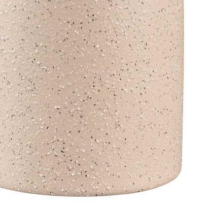 Atlas Lighting Corre Large Candleholder | Cream Earthenware | Living Room & Dining Room Decor | 4 x 4 x 9 in | Model AC11209-02