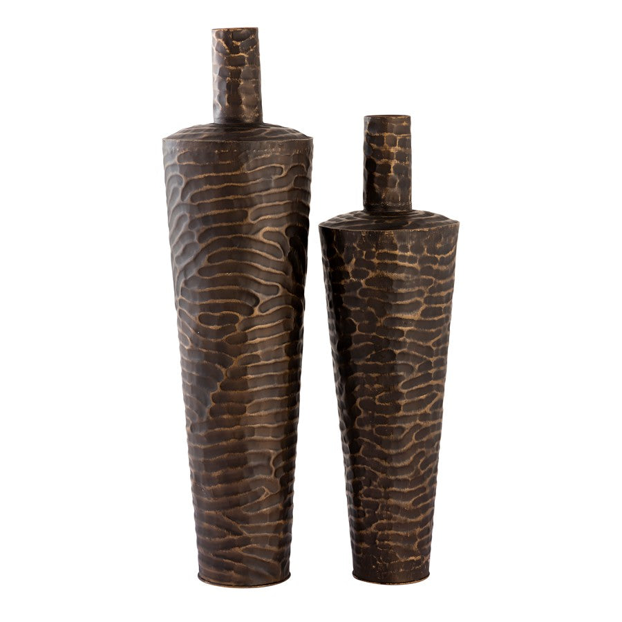 Atlas Lighting Council Large Vase | Bronze Cast Aluminum Transitional Floor Decor | Living Room & Entryway | 9.5 x 9.5 x 30 in | Model AC11210-01
