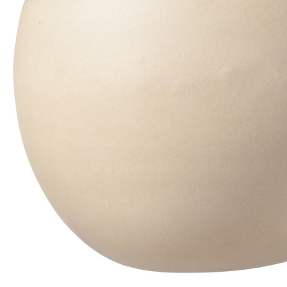 Atlas Lighting Delia Bottle I | Burnt Ivory Metal Vase | Living Room & Entryway Decor | 5.5 x 5.5 x 12.5 in | Model AC11235-01