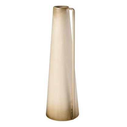 Atlas Lighting Delia Bottle III | Burnt Ivory Metal Vase | Living Room & Entryway Decor | 5 x 5 x 16 in | Model AC11236-01