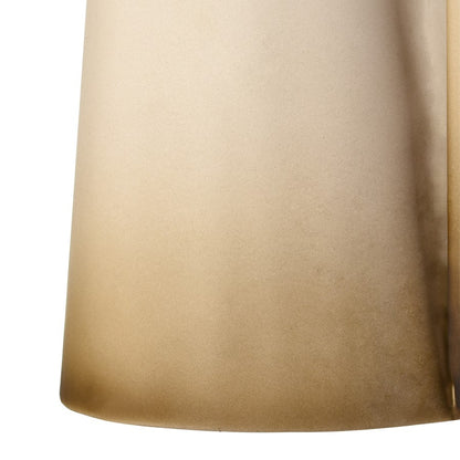 Atlas Lighting Delia Bottle III | Burnt Ivory Metal Vase | Living Room & Entryway Decor | 5 x 5 x 16 in | Model AC11236-01