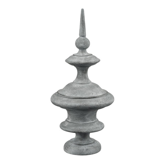 Atlas Lighting Della Large Object | Antique Gray Composite Sculpture | Living Room & Entryway Decor | 6.5 x 6.5 x 14.5 in | Model AC11237-01
