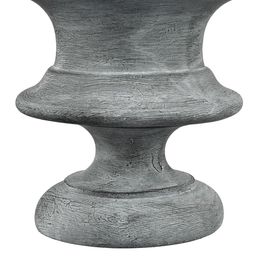Atlas Lighting Della Large Object | Antique Gray Composite Sculpture | Living Room & Entryway Decor | 6.5 x 6.5 x 14.5 in | Model AC11237-01