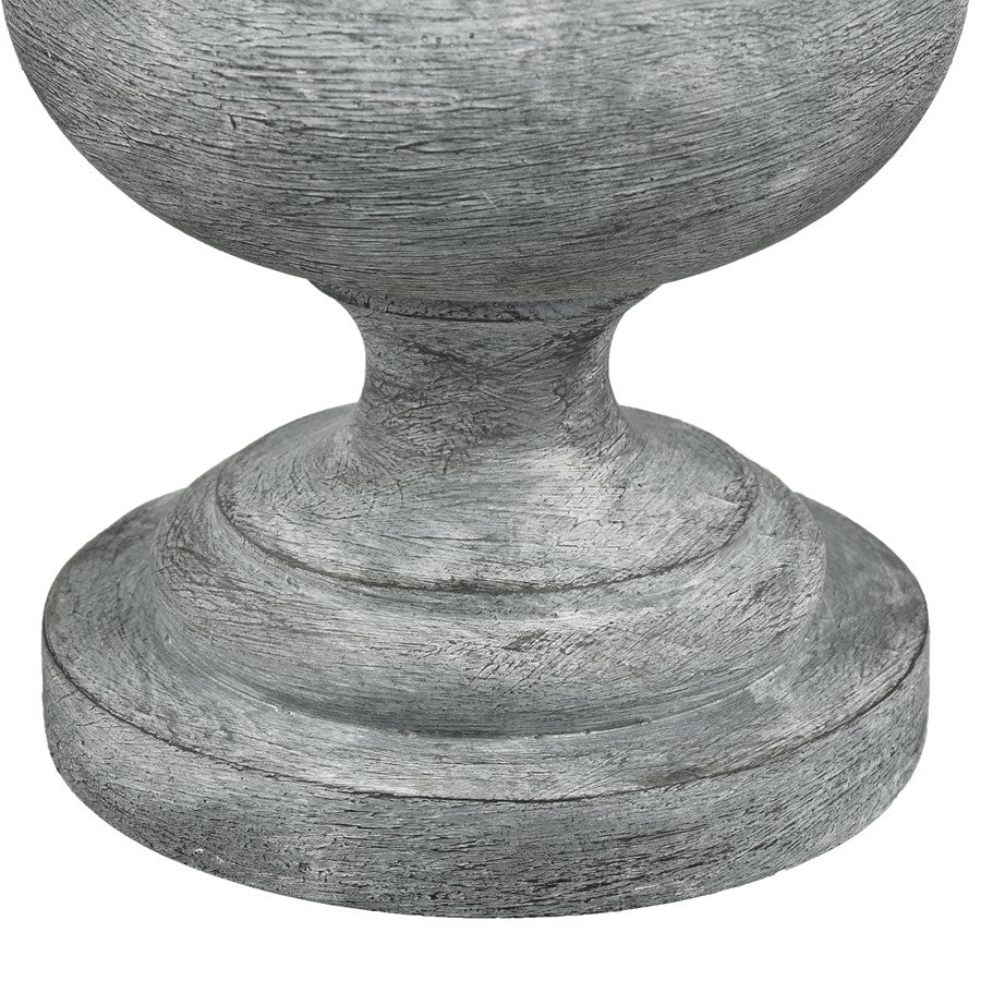 Atlas Lighting Della Small Object | Antique Gray Composite Sculpture | Living Room & Entryway Decor | 4.5 x 4.5 x 10.75 in | Model AC11238-01