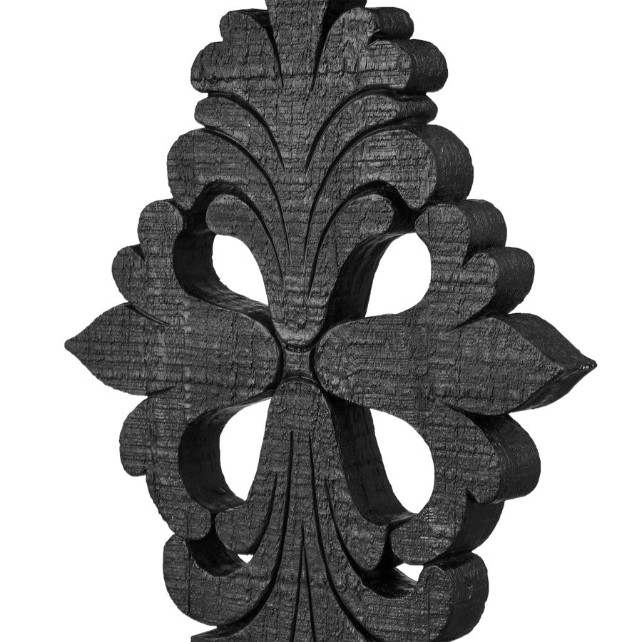Atlas Lighting Dido 16in Large Decorative Object | Black Composite | Tabletop Vignette & Shelf Decor | 6 x 2.75 x 16 in | Model AC11246-01