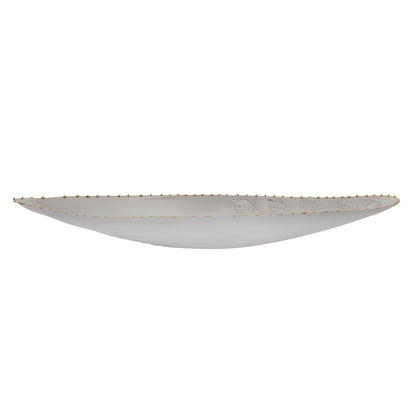 Atlas Lighting Garza Trays, Set of 2 | Silver & Gold Metal | Decorative Serving Trays for Coffee Table & Vanity | 18.5in W | Model AC11330-01S