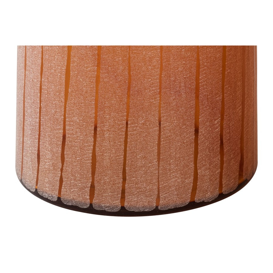 Atlas Lighting Georgia Vase Set of 3 | Frosted Orange Glass | Living Room & Entryway Decor | 25-35in H | Model AC11332-01S
