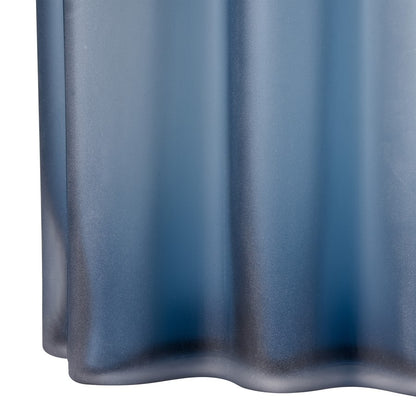 Atlas Lighting Glennon Medium Vase | Navy Matte Glass Sculptural Decor | Living Room & Entryway Accent | 8 x 5 x 11 in | Model AC11342-02