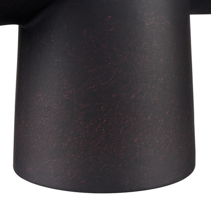 Atlas Lighting Hawking Extra Large Vase | Matte Black Earthenware | Living Room & Entryway Floor Decor | 13.5 x 6.25 x 17 in | Model AC11374-02