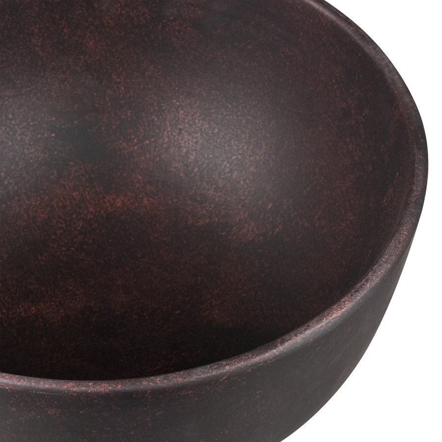 Atlas Lighting Hawking Vessel | Matte Black Earthenware | Modern Living Room & Entryway Decor | 10 x 10 x 14 in | Model AC11377-01