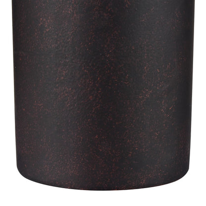 Atlas Lighting Hawking Vessel | Matte Black Earthenware | Modern Living Room & Entryway Decor | 10 x 10 x 14 in | Model AC11377-01