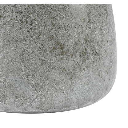 Atlas Lighting Hollum Small Vase | Frosted Green Glass | Farmhouse & Organic Decor | 9 x 9 x 8.5 in | Model AC11388-01