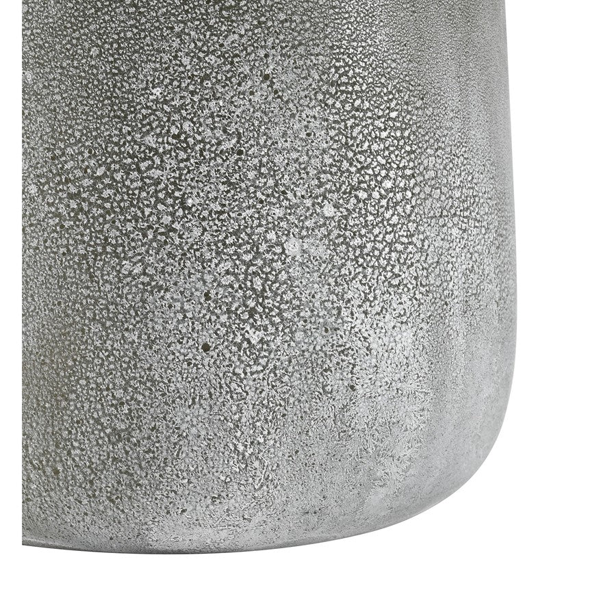 Atlas Lighting Hollum Large Vase | Frosted Green Glass | Farmhouse & Organic Decor | 8 x 8 x 13 in | Model AC11388-02