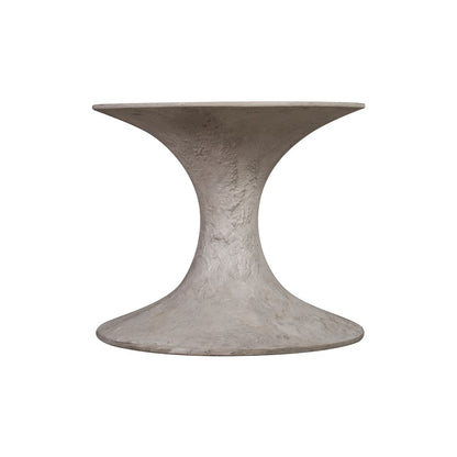 Atlas Lighting Hourglass Small Planter | Polished Concrete | Midcentury Modern Outdoor & Patio Decor | 25in W x 25in D x 21in H | Model AC11392-01
