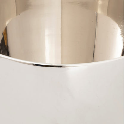 Atlas Lighting Kiser 6in Decorative Bowl | Modern Polished Nickel Metal | Dining Table & Entryway Display | 6 x 6 x 6 in | Model AC11419-03