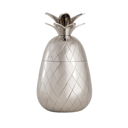 Atlas Lighting Little Island Pineapple Object | Transitional Silver Metal Decorative Box | Bookshelf & Tabletop Decor | Model AC11444-01