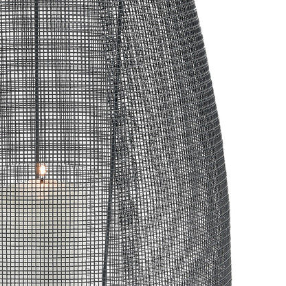 Atlas Lighting Magnet Lantern | Gray Metal & Clear Glass | Indoor Candle Lantern | 12 x 12 x 28 in | Model AC11458-01