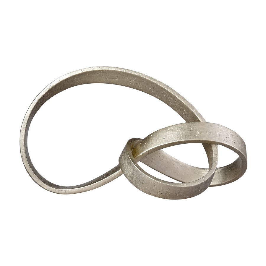 Atlas Lighting Mandel Object | Champagne Gold Composite | Tabletop Sculpture | 14.5 x 7.5 x 6.75 in | Model AC11459-01
