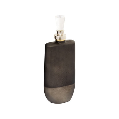 Atlas Lighting Mara Bottle Set of 2 | Transitional Metallic Brown Onyx Glass with Polished Nickel | Living Room & Shelf Display | Model AC11460-01S