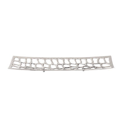 Atlas Lighting Maro Tray Set of 2 | Polished Nickel Metal | Coffee Table & Entryway Organizer | 31.5 x 9.25 x 2 in | Model AC11464-01S