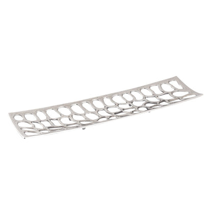 Atlas Lighting Maro Tray Set of 2 | Polished Nickel Metal | Coffee Table & Entryway Organizer | 31.5 x 9.25 x 2 in | Model AC11464-01S